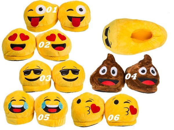 Chaussons emoji