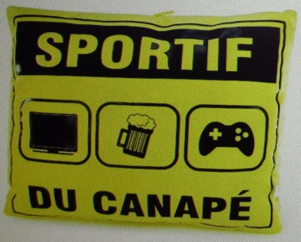 Coussin Sportif Du Canapé