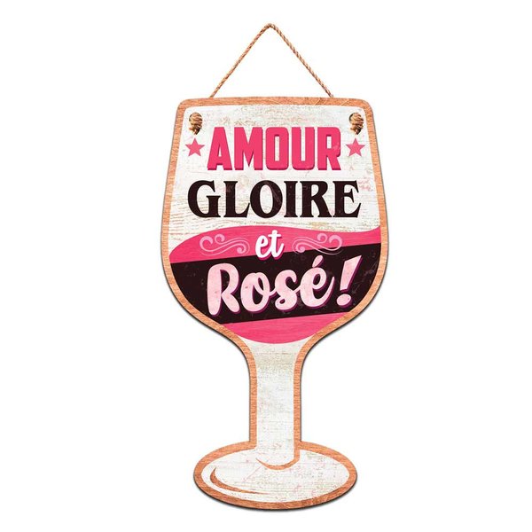 Plaque Vin Rosé
