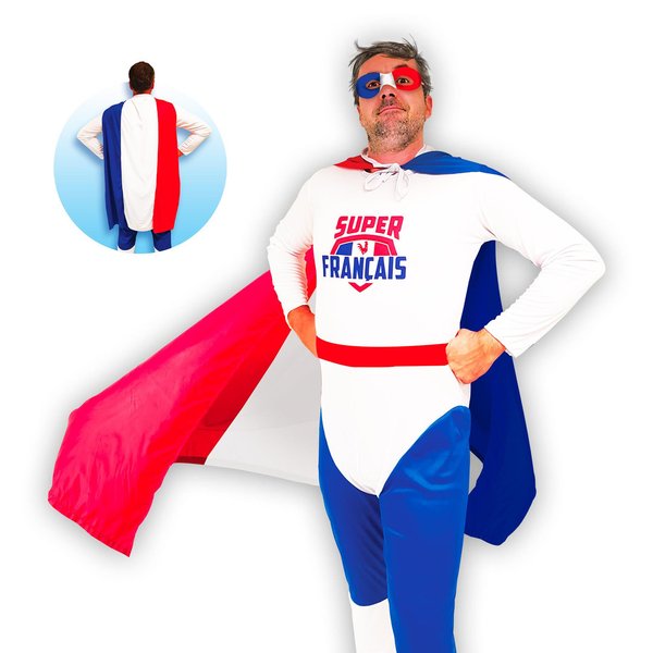 Costume Super Français Homme Ou Femme