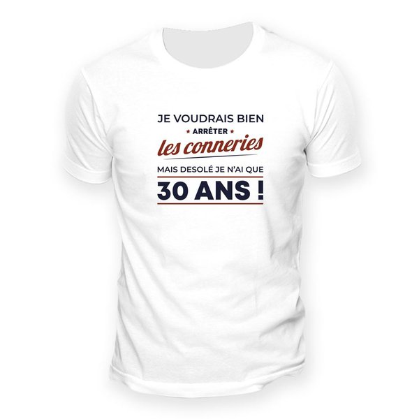 T-shirt 30 ans Homme Ou Femme