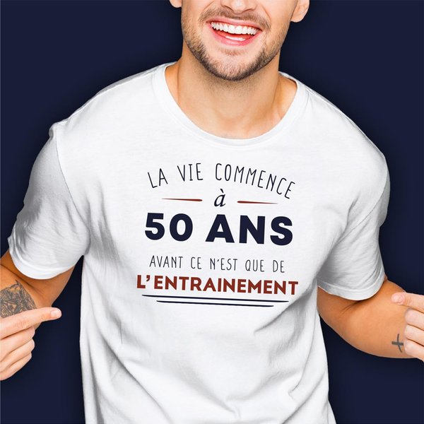 T-shirt 50 ans Homme Ou Femme