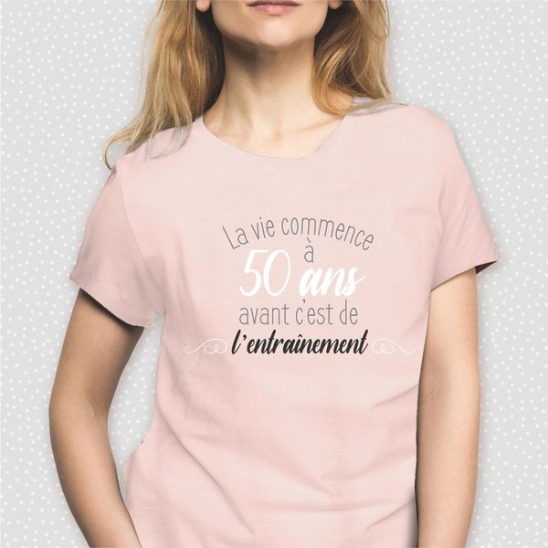 T-shirt 50 ans Homme Ou Femme