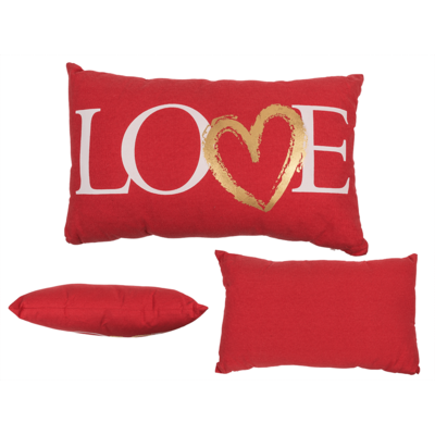 Coussin Love Rouge