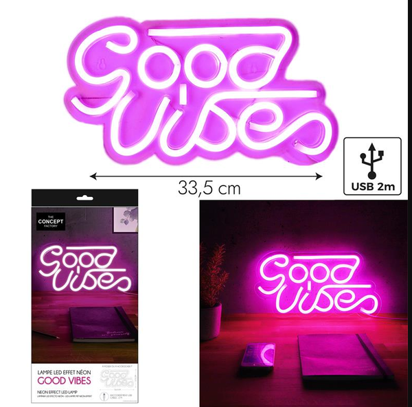 Lampe Led Neon Good vibes